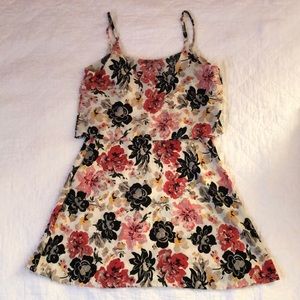 Abercrombie Floral A Line Mini Dress